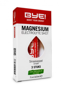 BYE! Magnesium Electrolyte Shot - 3 x 75 ml