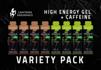 Lightning Endurance High Energy Gel Variety Pack - 12 x 60 ml (with caffeine)