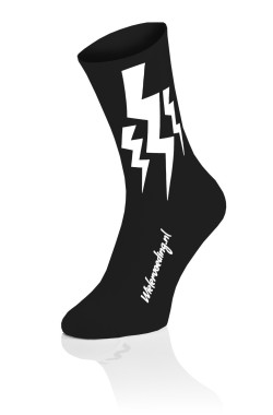 Lightning Socks Black